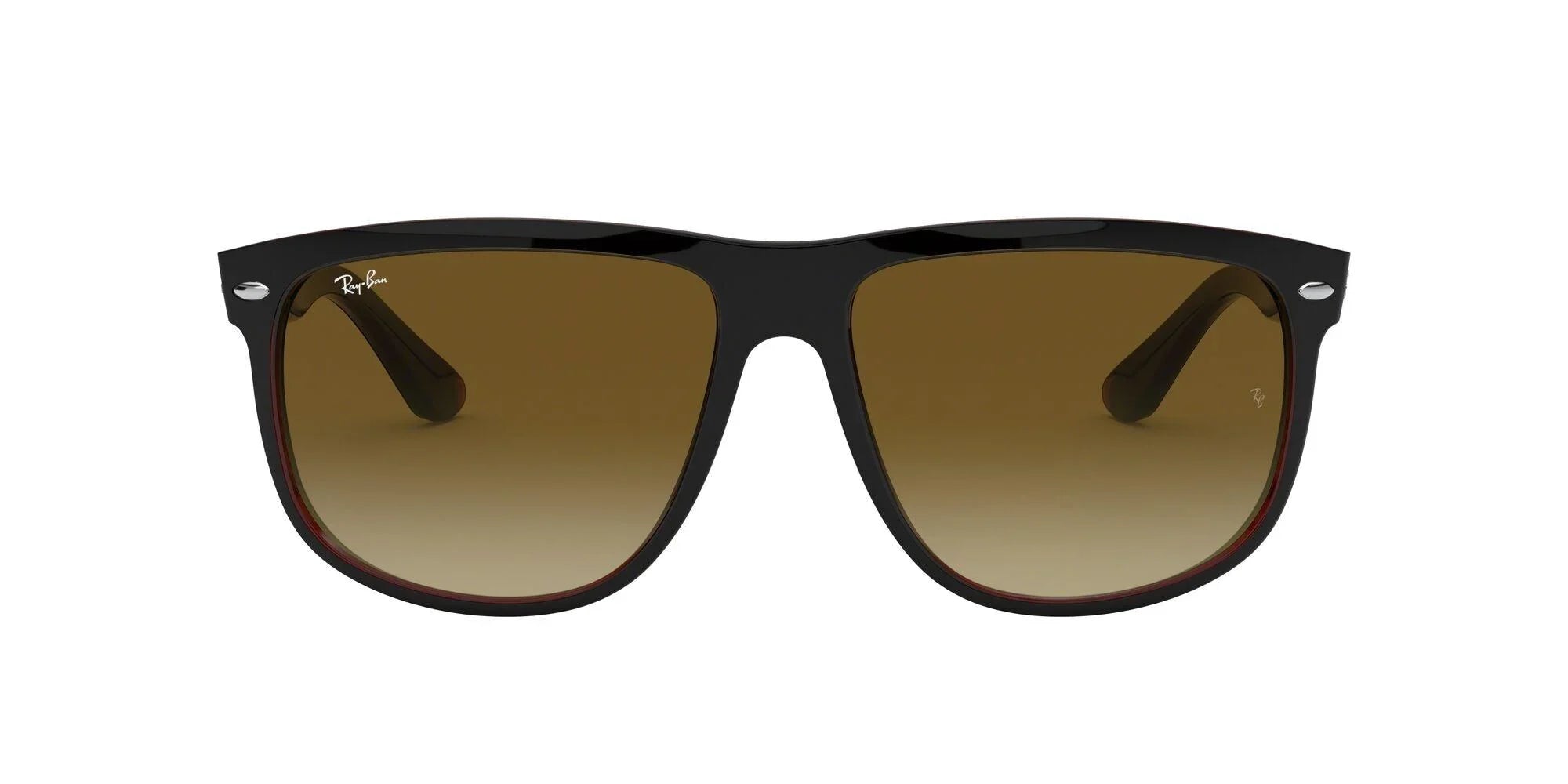 Ray-Ban | 4147 Boyfriend | Top Black on Brown - iKANDi Sunglasses