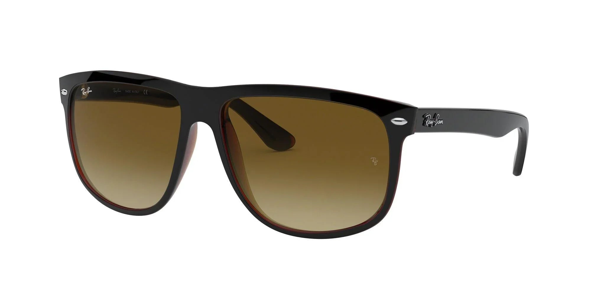 Ray-Ban | 4147 Boyfriend | Top Black on Brown - iKANDi Sunglasses