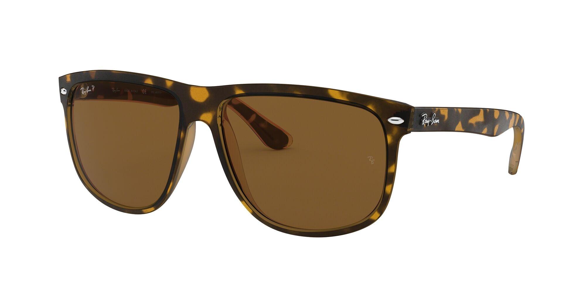 Ray-Ban | 4147 Boyfriend | Light Havana Polarised - iKANDi Sunglasses