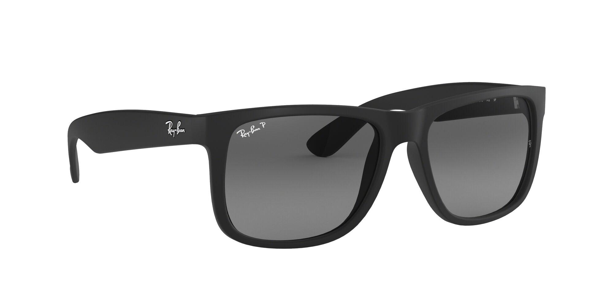 Ray-Ban | 4165 Justin | Rubber Black Polarised - iKANDi Sunglasses
