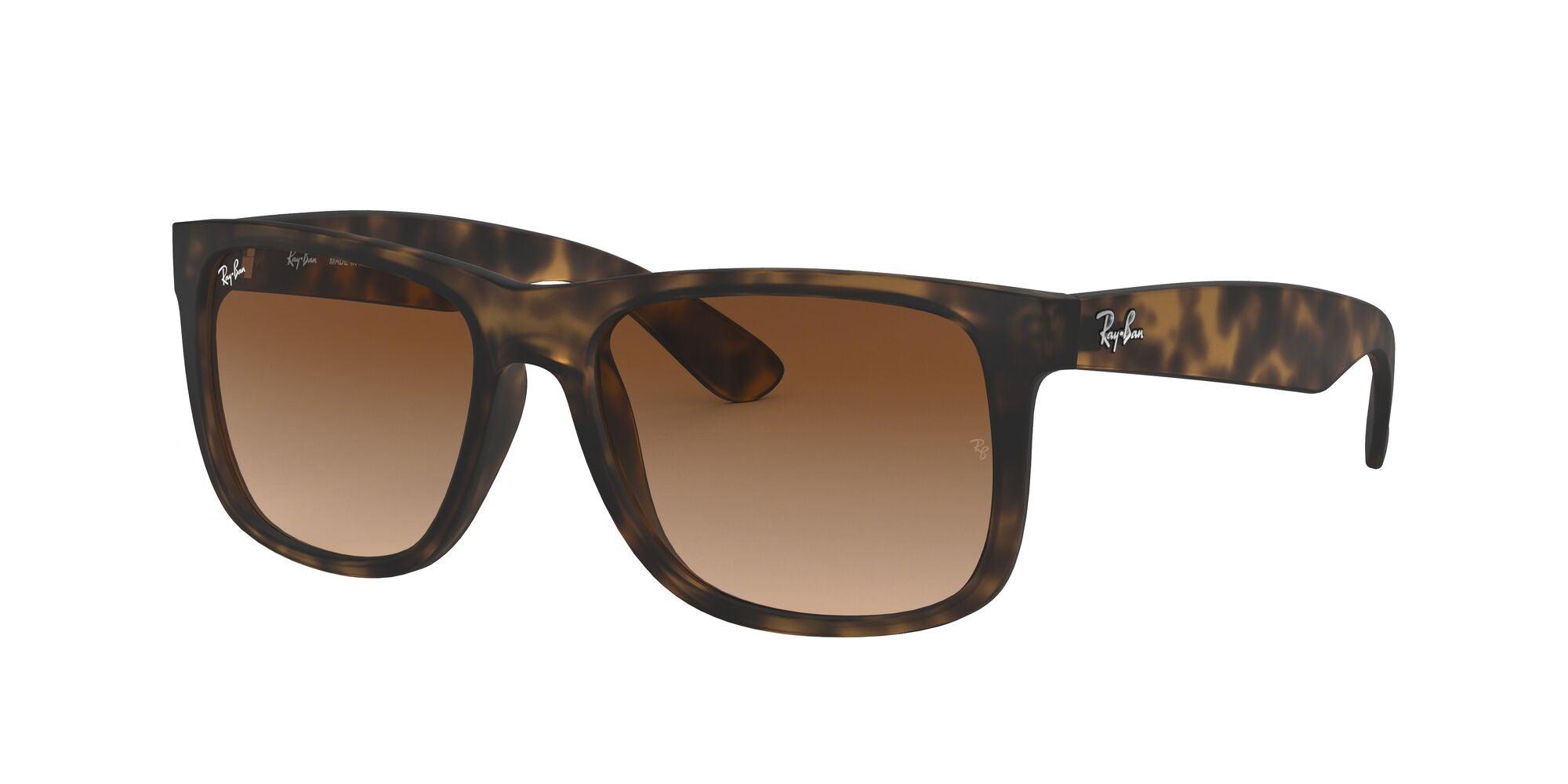 Ray-Ban | 4165 Justin | Rubber Light Havana - iKANDi Sunglasses