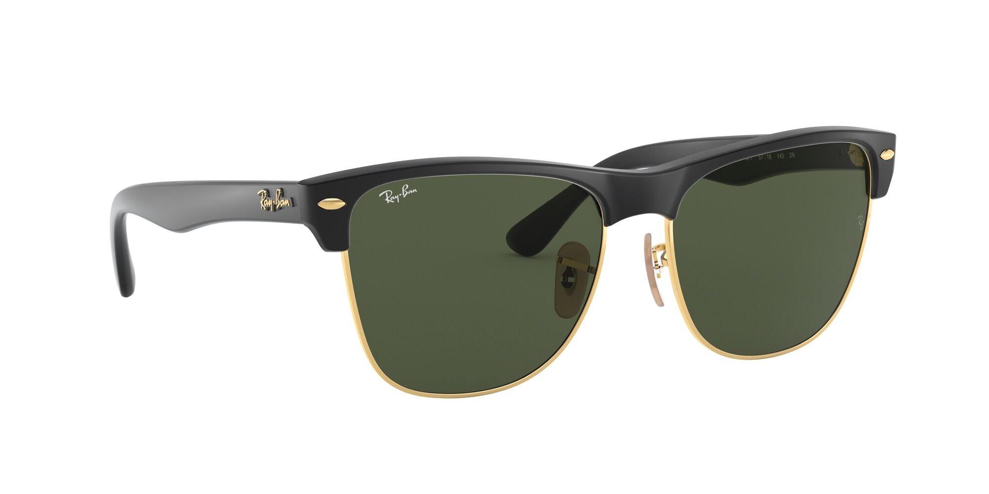 Ray-Ban | 4175 Clubmaster Oversized | Demi Shiny Black - iKANDi Sunglasses
