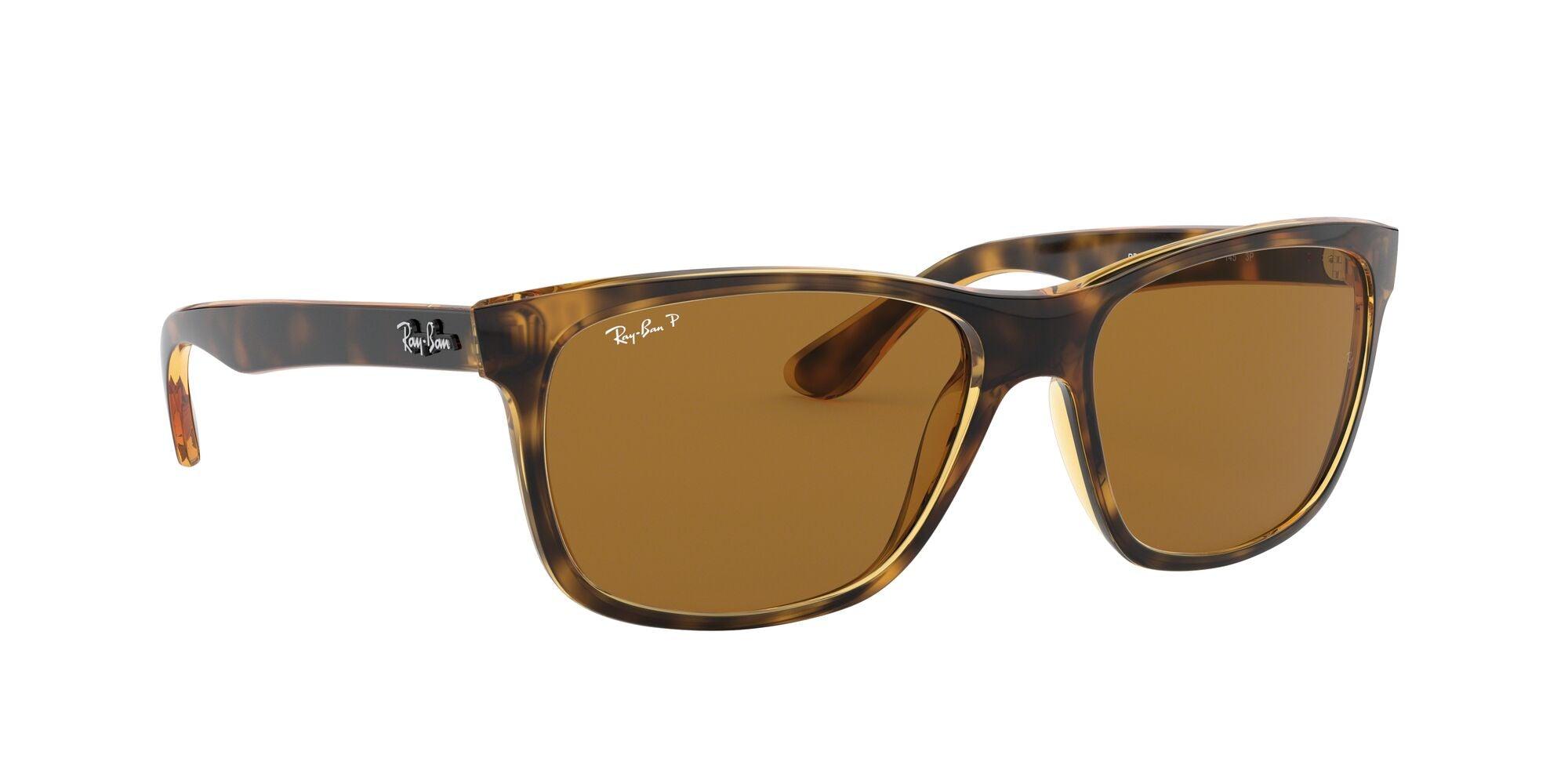 Ray-Ban | 4181 | Light Havana Polarised - iKANDi Sunglasses