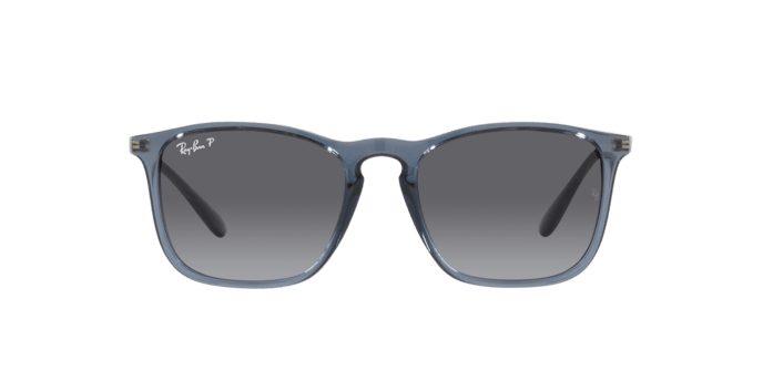 Ray-Ban | 4187 Chris | Transparent Blue Polarised - iKANDi Sunglasses