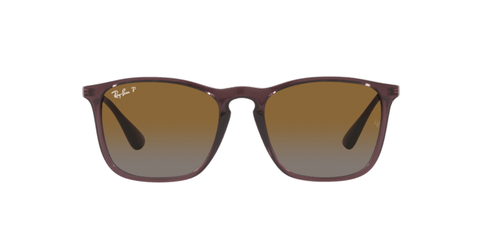Ray-Ban | 4187 Chris | Transparent Brown Polarised - iKANDi Sunglasses