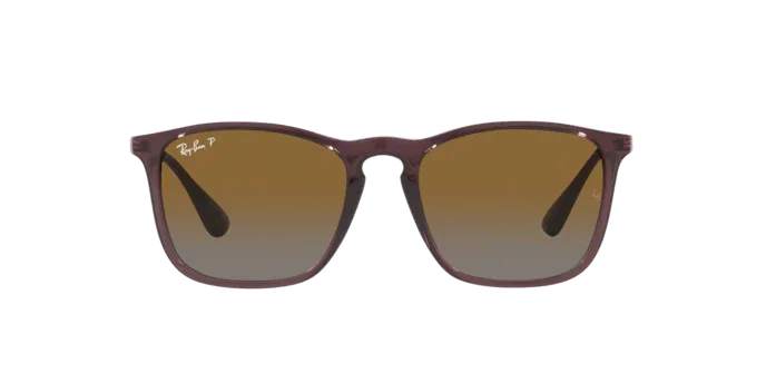 Ray-Ban | 4187 Chris | Transparent Brown Polarised - iKANDi Sunglasses