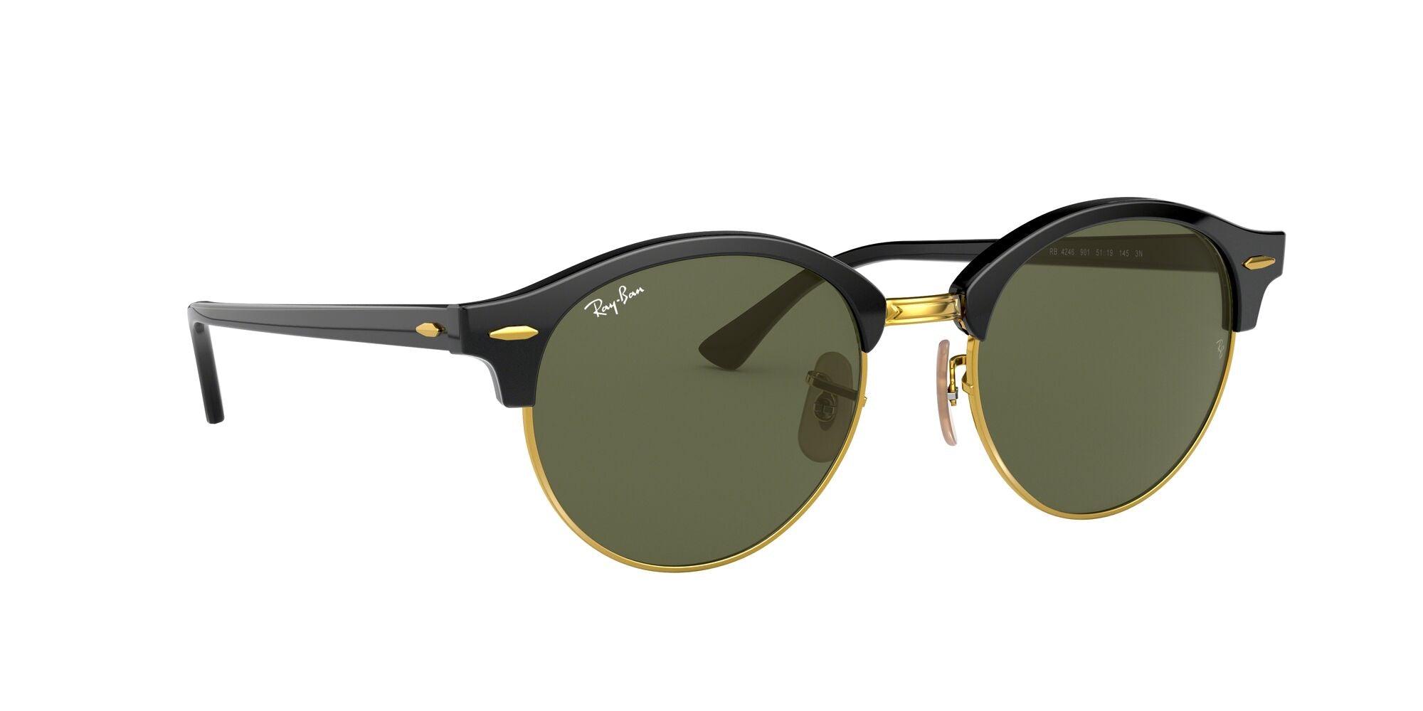 Ray-Ban | 4246 Clubround | Black - iKANDi Sunglasses