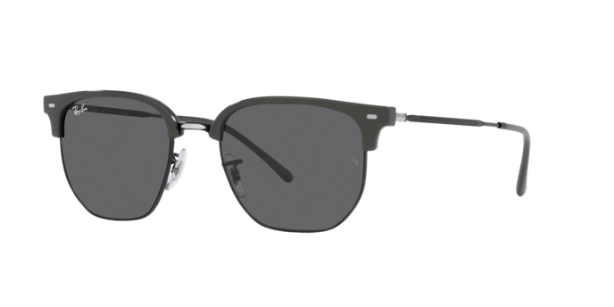 Ray-Ban | 4416 New Clubmaster | Grey On Black - iKANDi Sunglasses
