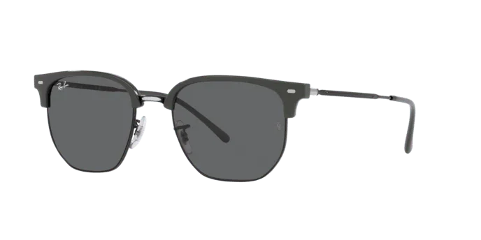 Ray-Ban | 4416 New Clubmaster | Grey On Black - iKANDi Sunglasses