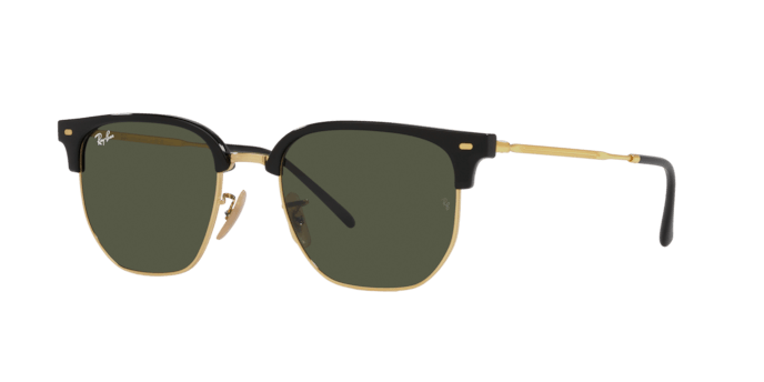 Ray-Ban | 4416 New Clubmaster | Black On Gold - iKANDi Sunglasses