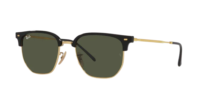 Ray-Ban | 4416 New Clubmaster | Black On Gold - iKANDi Sunglasses