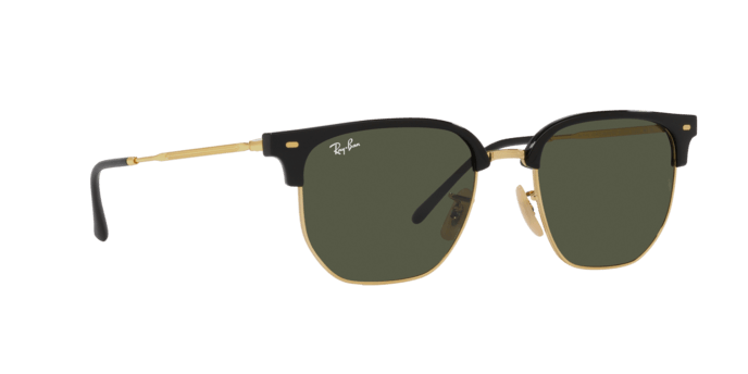 Ray-Ban | 4416 New Clubmaster | Black On Gold - iKANDi Sunglasses