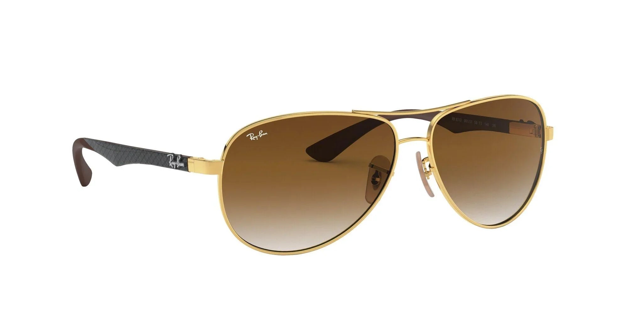 Ray-Ban | 8313 Aviator Carbon Fibre | Gold - iKANDi Sunglasses