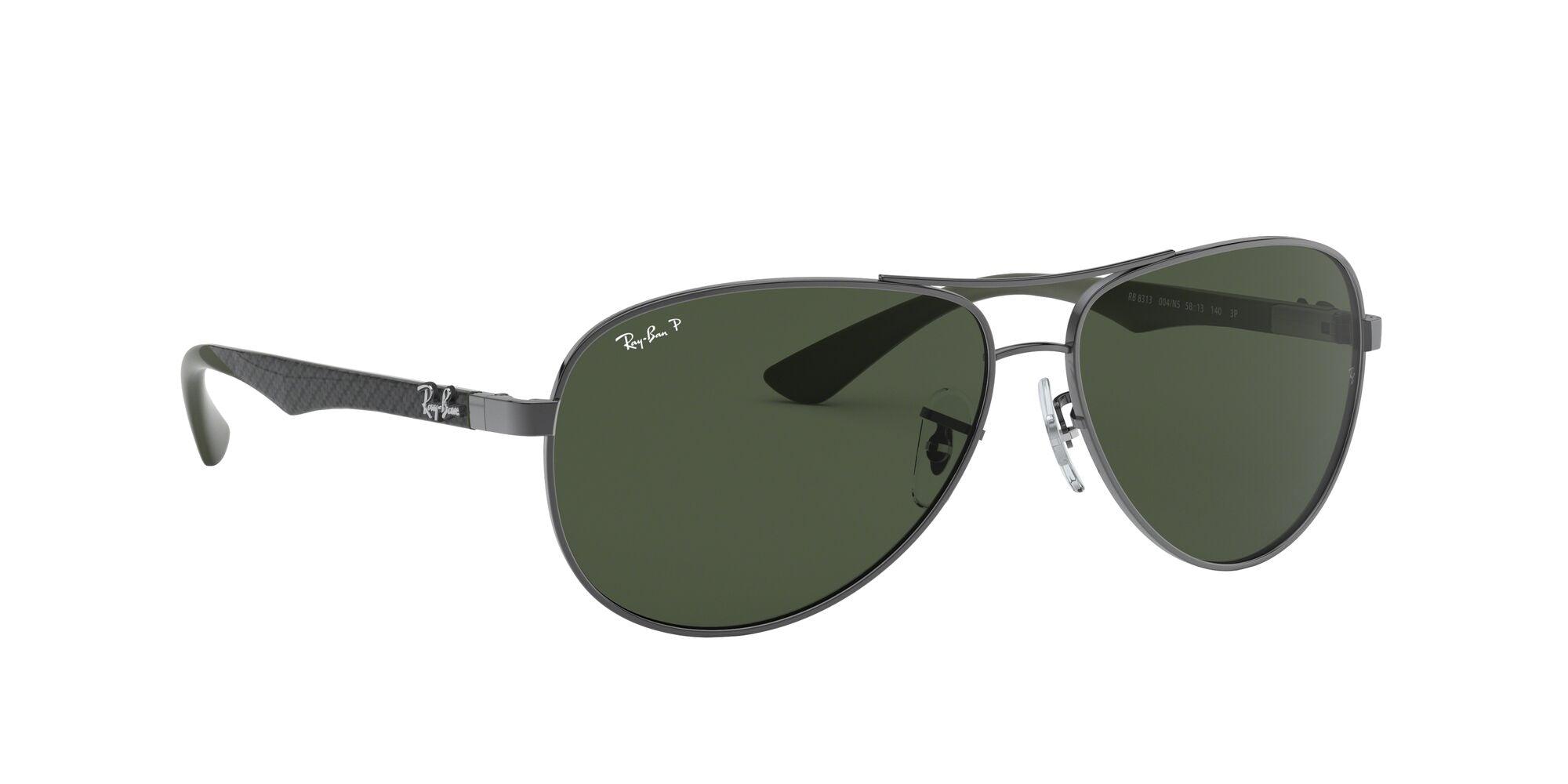 Ray-Ban | 8313 Aviator Carbon Fibre | Gunmetal Polarised - iKANDi Sunglasses