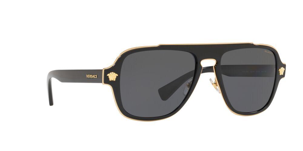 Versace | 2199 Medusa Charm | Black Polarised - iKANDi Sunglasses