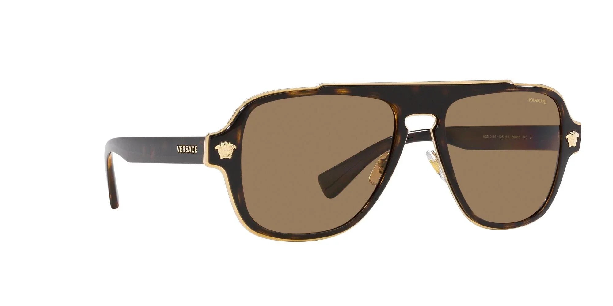 Versace | 2199 Medusa Charm | Havana Polarised - iKANDi Sunglasses