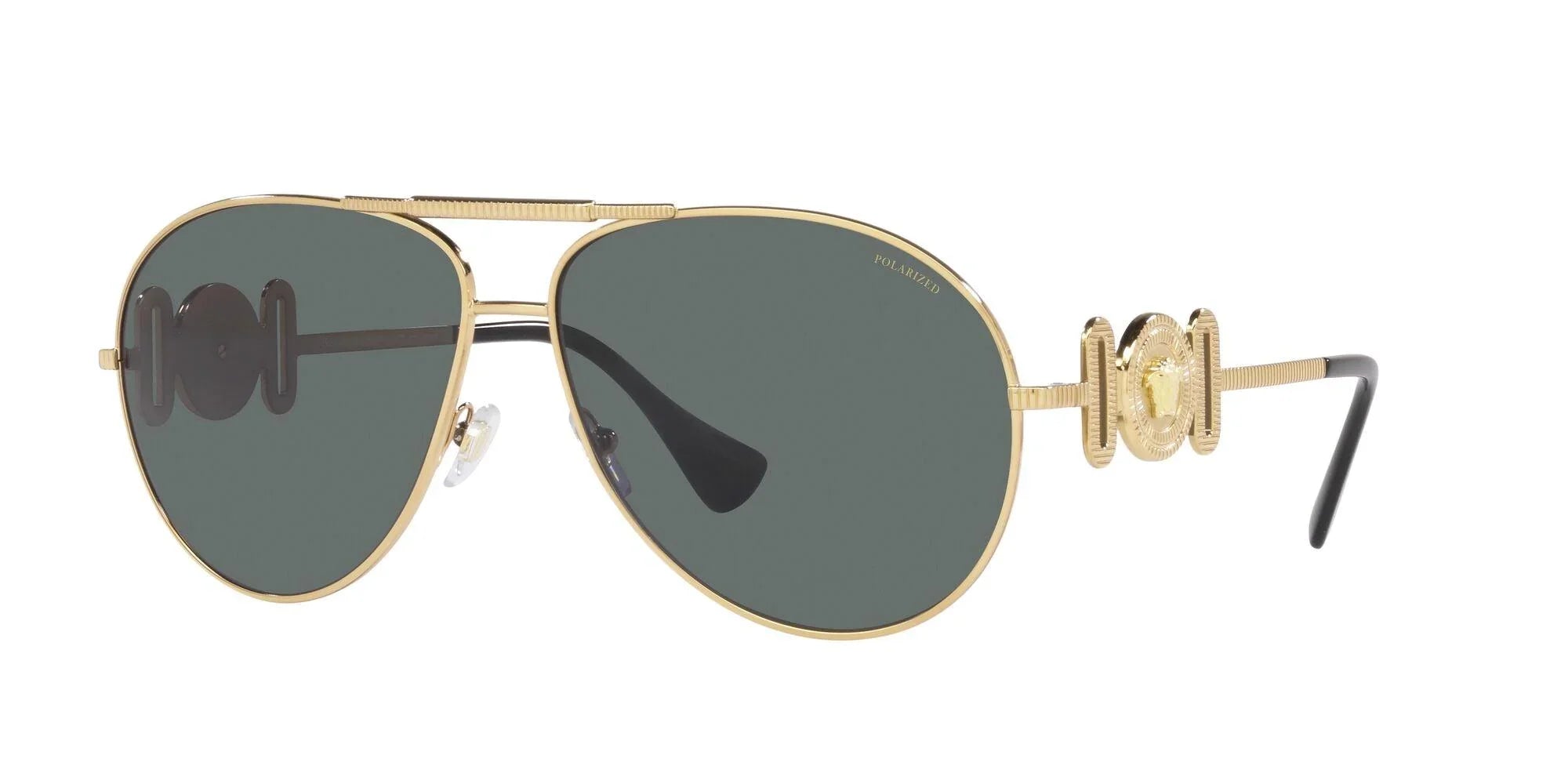 Versace | 2249 | Gold Polarised - iKANDi Sunglasses