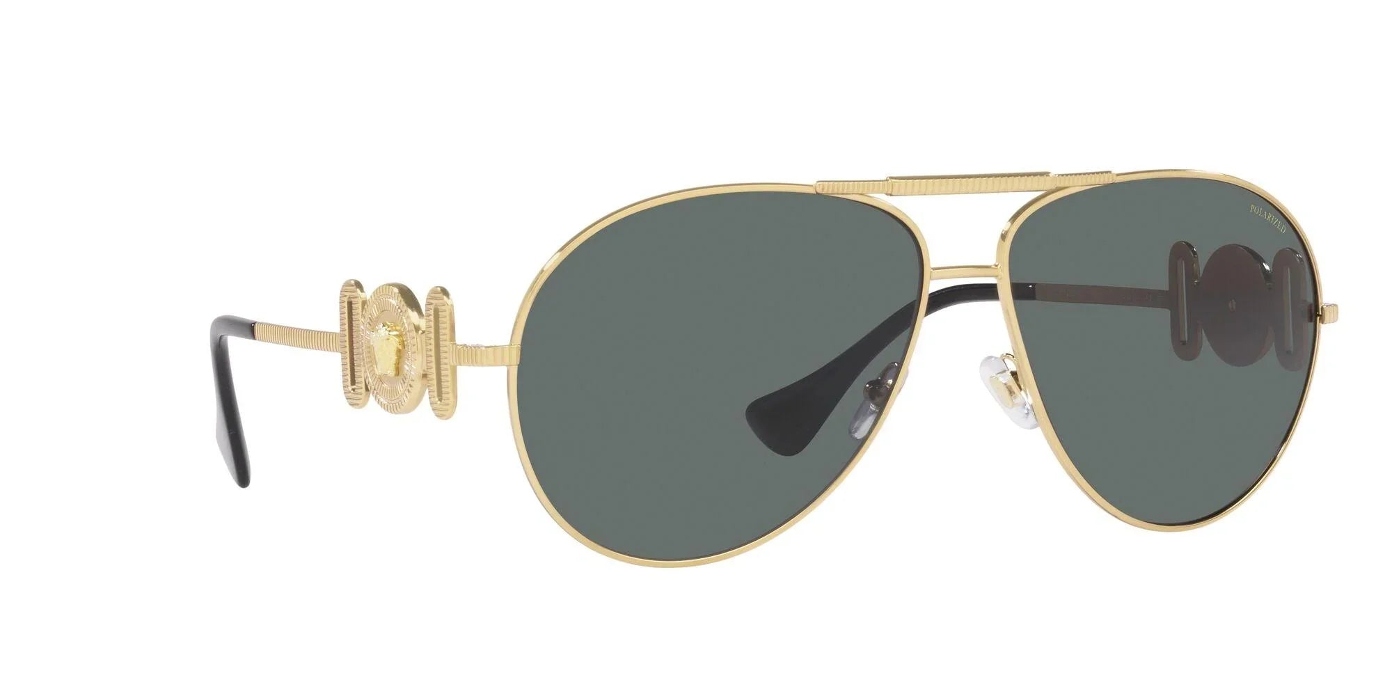 Versace | 2249 | Gold Polarised - iKANDi Sunglasses