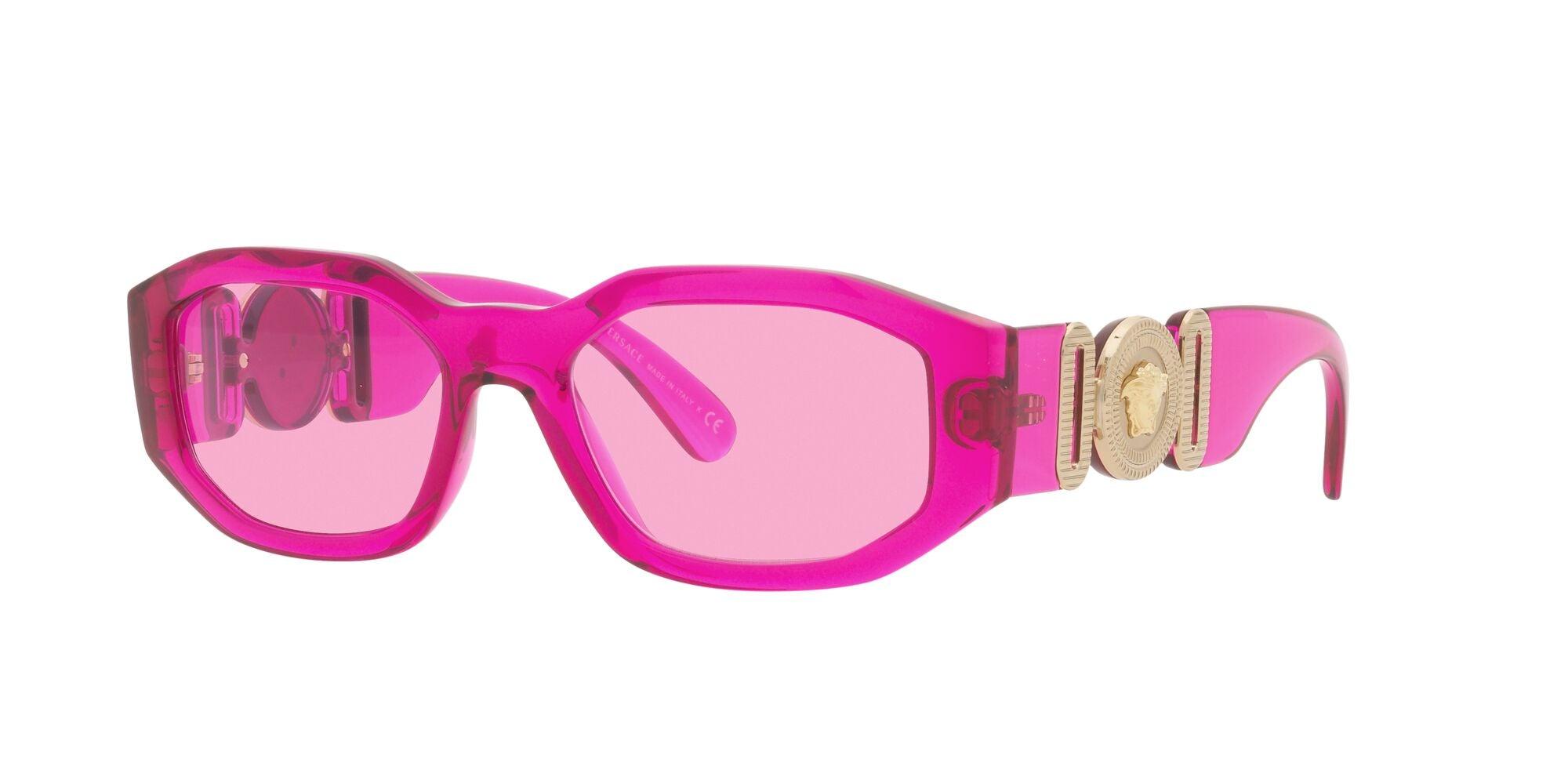 Versace | 4361 Biggie | Transparent Fuxia - iKANDi Sunglasses