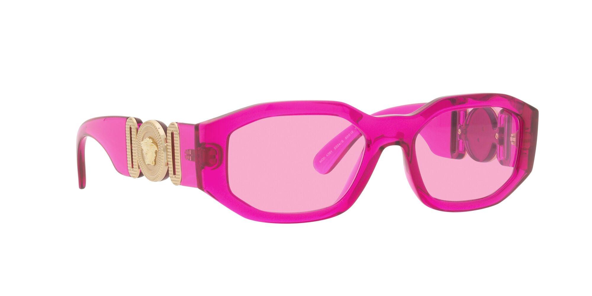 Versace | 4361 Biggie | Transparent Fuxia - iKANDi Sunglasses