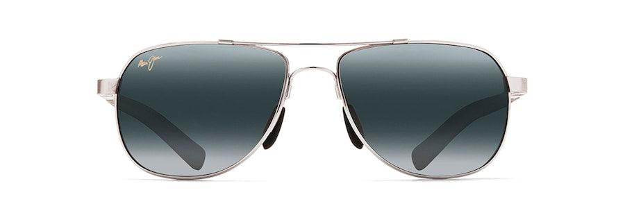 Maui Jim | Guardrails | Silver With Blue And Light Blue - iKANDi Sunglasses