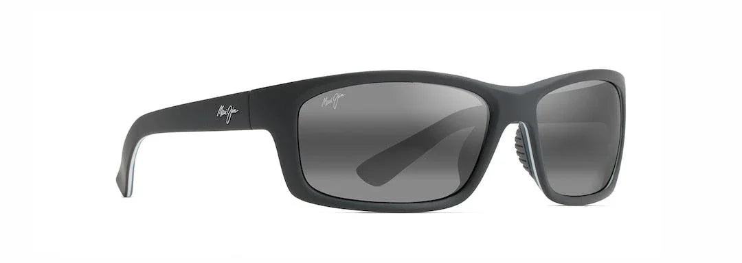 Maui Jim | Kanaio Coast | Black With White And Blue - iKANDi Sunglasses