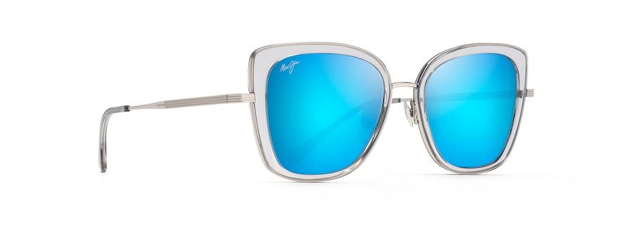 Maui Jim | Violet Lake | Transparent Grey With Silver - iKANDi Sunglasses