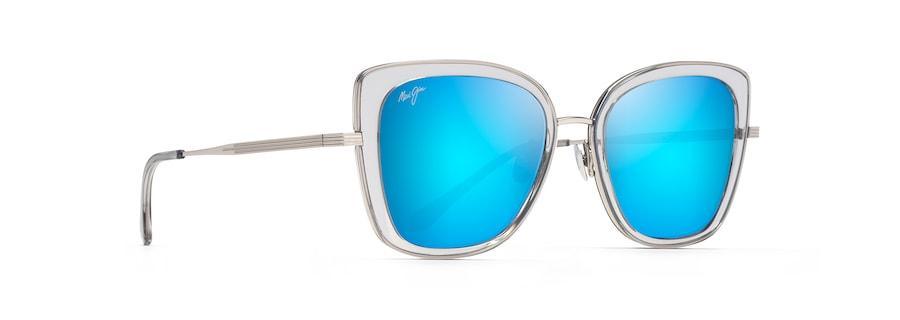Maui Jim | Violet Lake | Transparent Grey With Silver - iKANDi Sunglasses