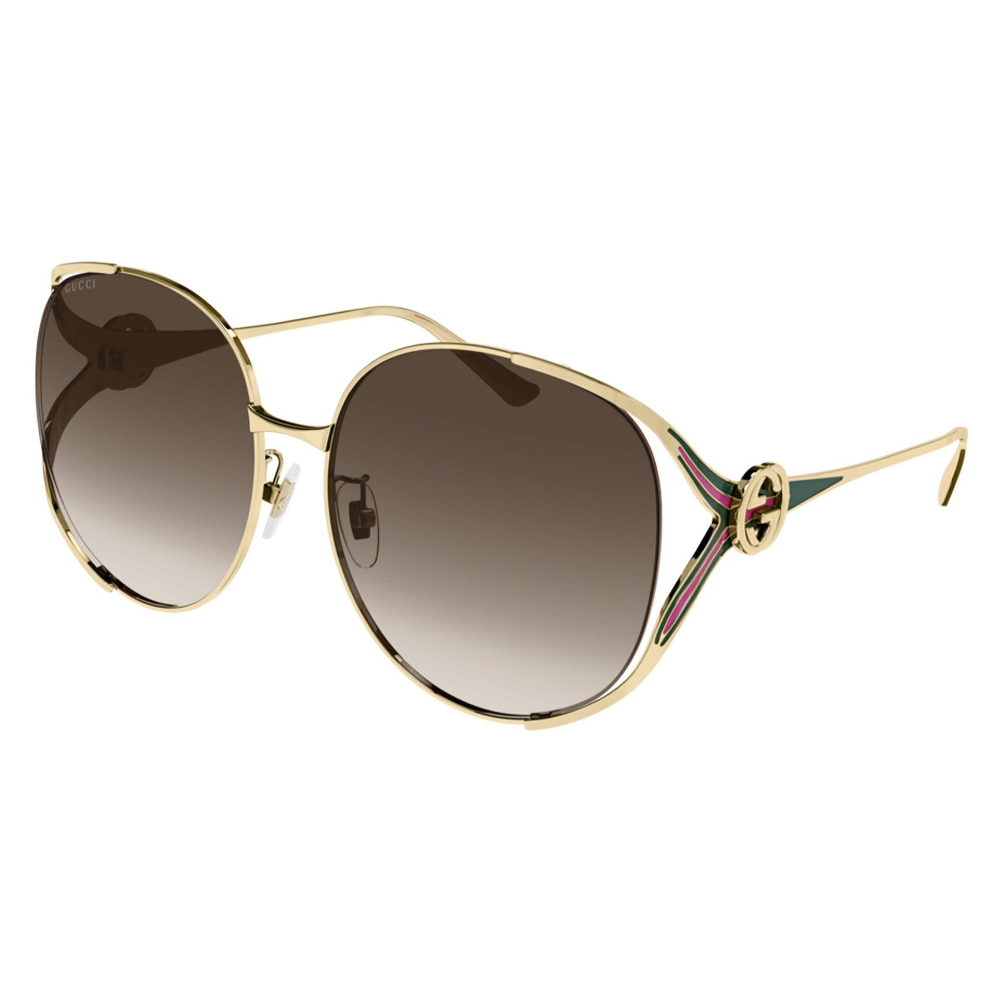 Gucci | 0225S | Gold - iKANDi Sunglasses