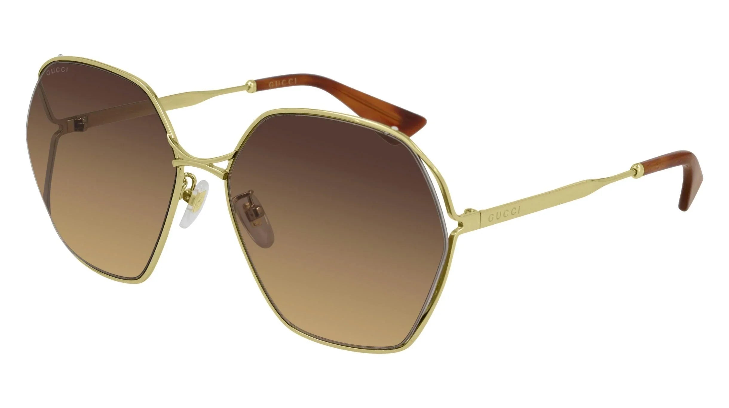 Gucci | 0818SA | Gold - iKANDi Sunglasses
