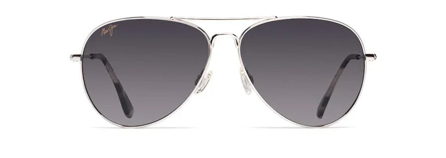 Maui Jim | Mavericks | Silver - iKANDi Sunglasses