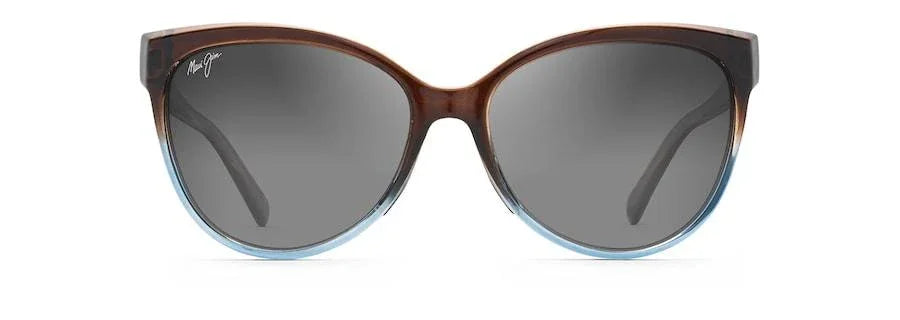 Maui Jim | 'Olu 'Olu | Translucent Dark Chocolate With Blue - iKANDi Sunglasses