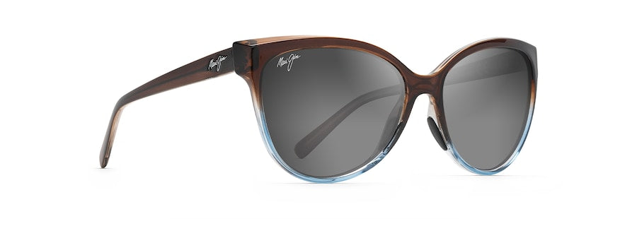 Maui Jim | 'Olu 'Olu | Translucent Dark Chocolate With Blue