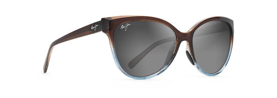 Maui Jim | 'Olu 'Olu | Translucent Dark Chocolate With Blue - iKANDi Sunglasses