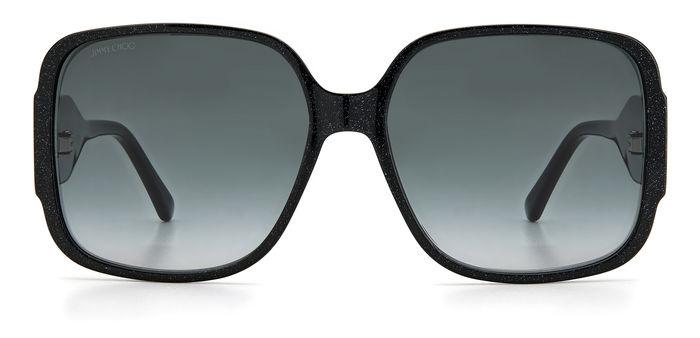 Jimmy Choo | Tara | Glitter Black - iKANDi Sunglasses