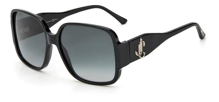 Jimmy Choo | Tara | Glitter Black - iKANDi Sunglasses