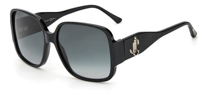 Jimmy Choo | Tara | Glitter Black - iKANDi Sunglasses