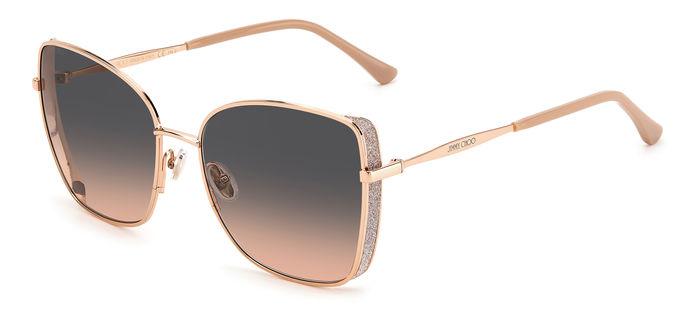 Jimmy Choo | Alexis | Copper Gold Nude - iKANDi Sunglasses