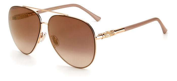 Jimmy Choo | Mely | Gold Nude - iKANDi Sunglasses