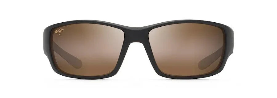 Maui Jim | Local Kine | Matte Dark Transparent Brown With Tan - iKANDi Sunglasses