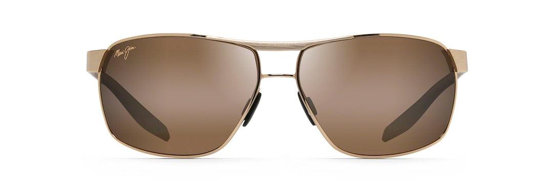 Maui Jim | The Bird | Gold With Black And Brown - iKANDi Sunglasses