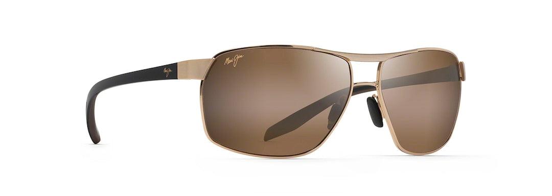 Maui Jim | The Bird | Gold With Black And Brown - iKANDi Sunglasses