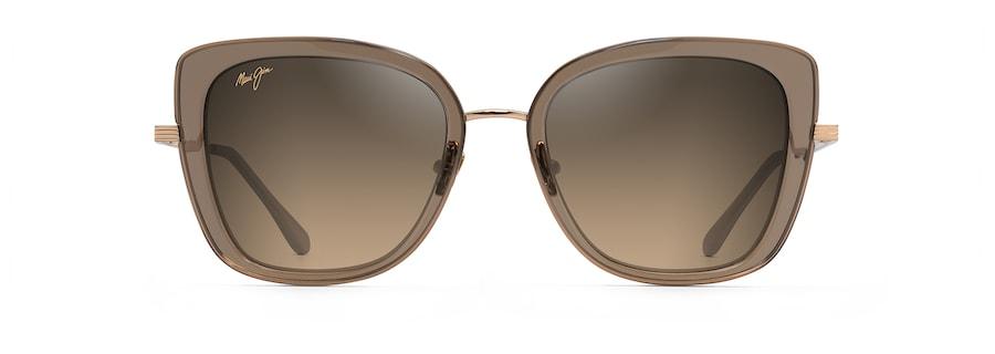 Maui Jim | Violet Lake | Transparent Taupe With Gold - iKANDi Sunglasses