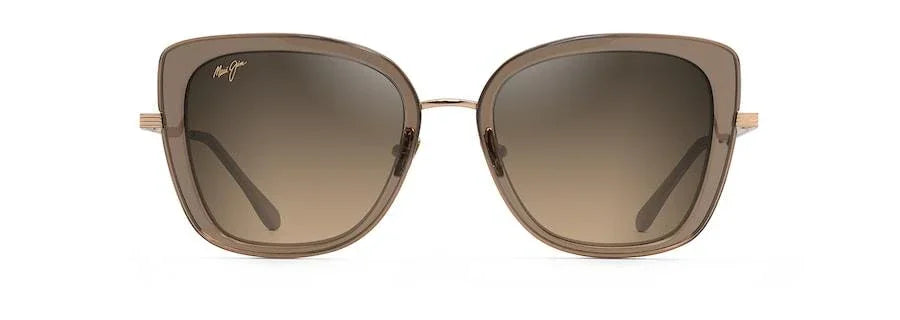 Maui Jim | Violet Lake | Transparent Taupe With Gold - iKANDi Sunglasses
