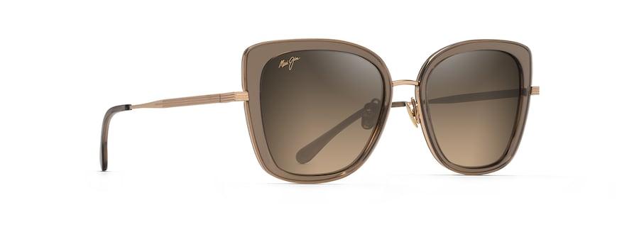 Maui Jim | Violet Lake | Transparent Taupe With Gold - iKANDi Sunglasses