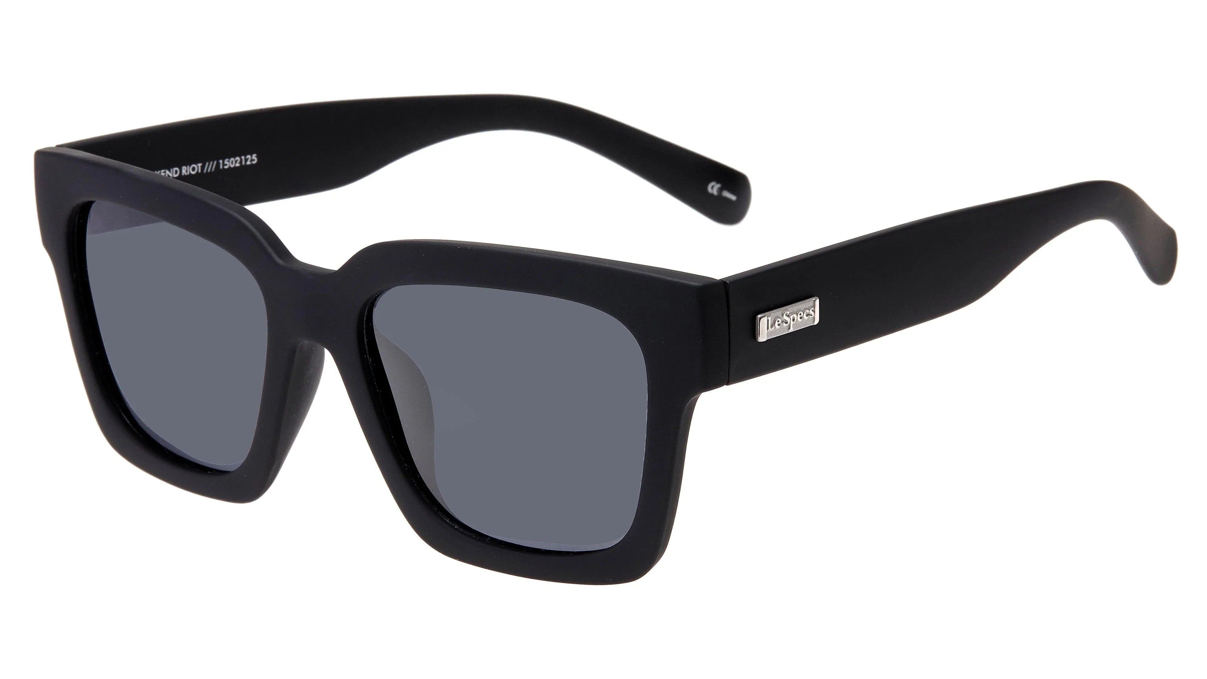Le Specs | Weekend Riot | Black Polarised - iKANDi Sunglasses