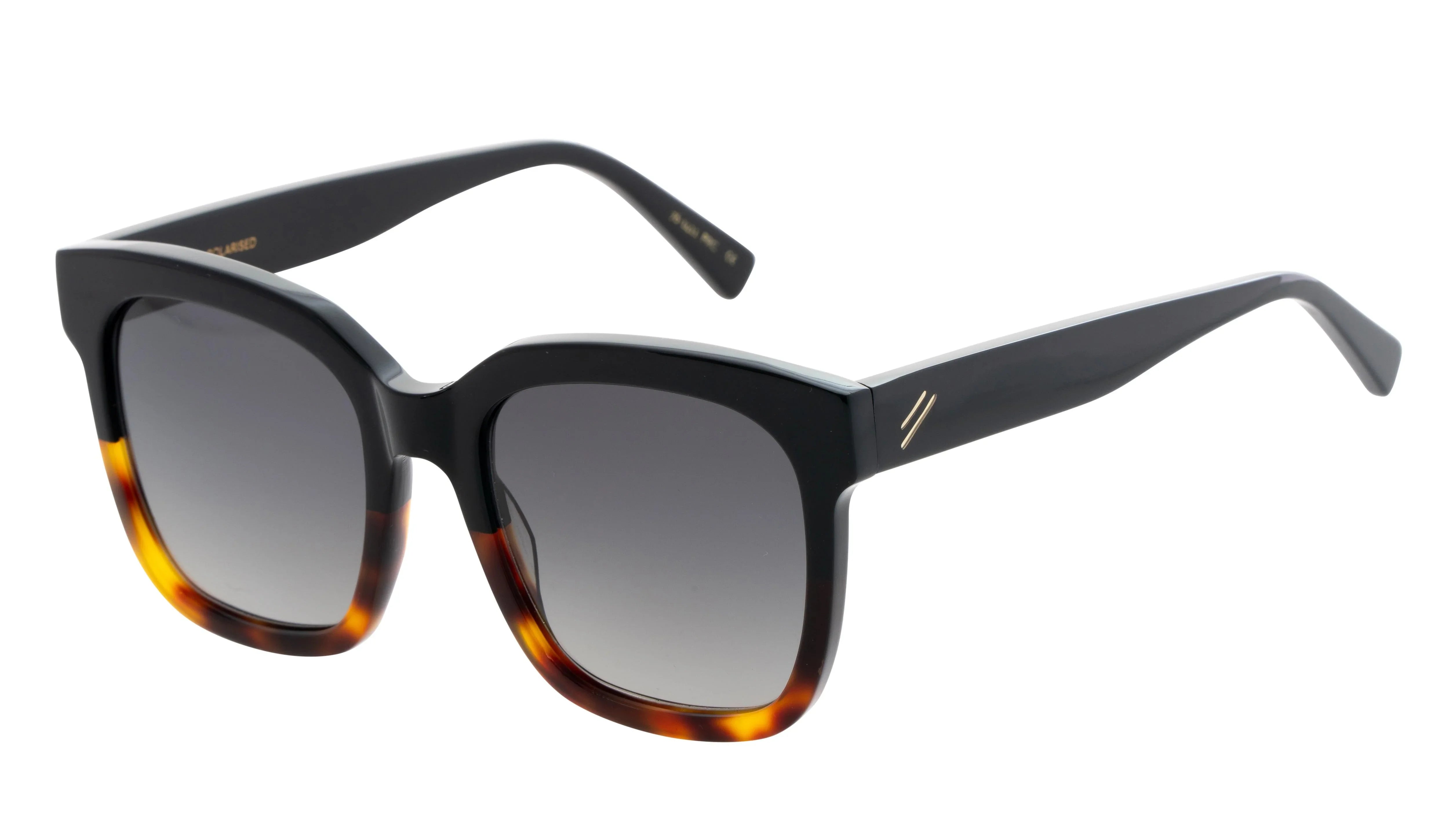 Bask | Laze | Black/Dark Tort - iKANDi Sunglasses