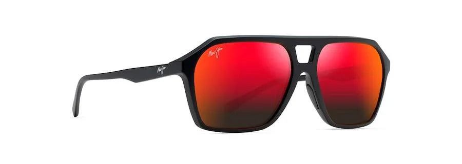Maui Jim | Wedges | Matte Black - iKANDi Sunglasses