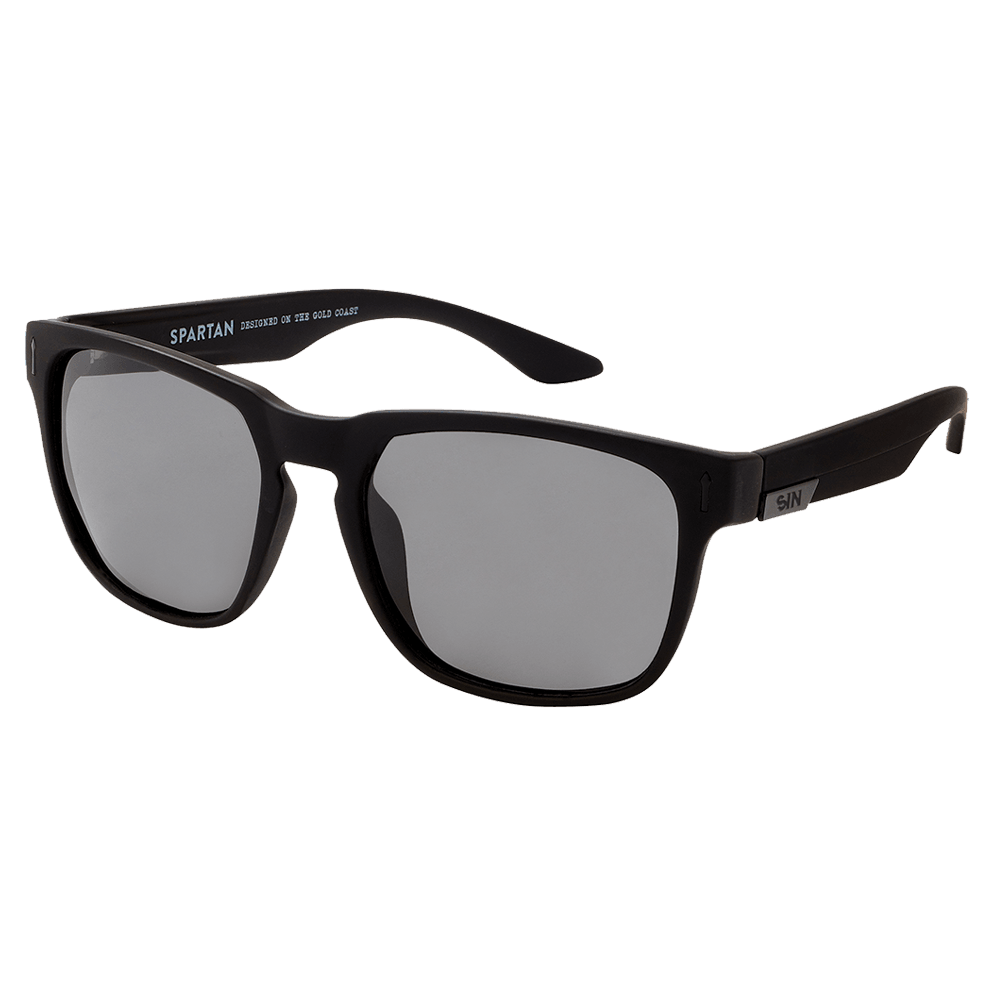 SIN | Spartan | Rubber Raven - iKANDi Sunglasses