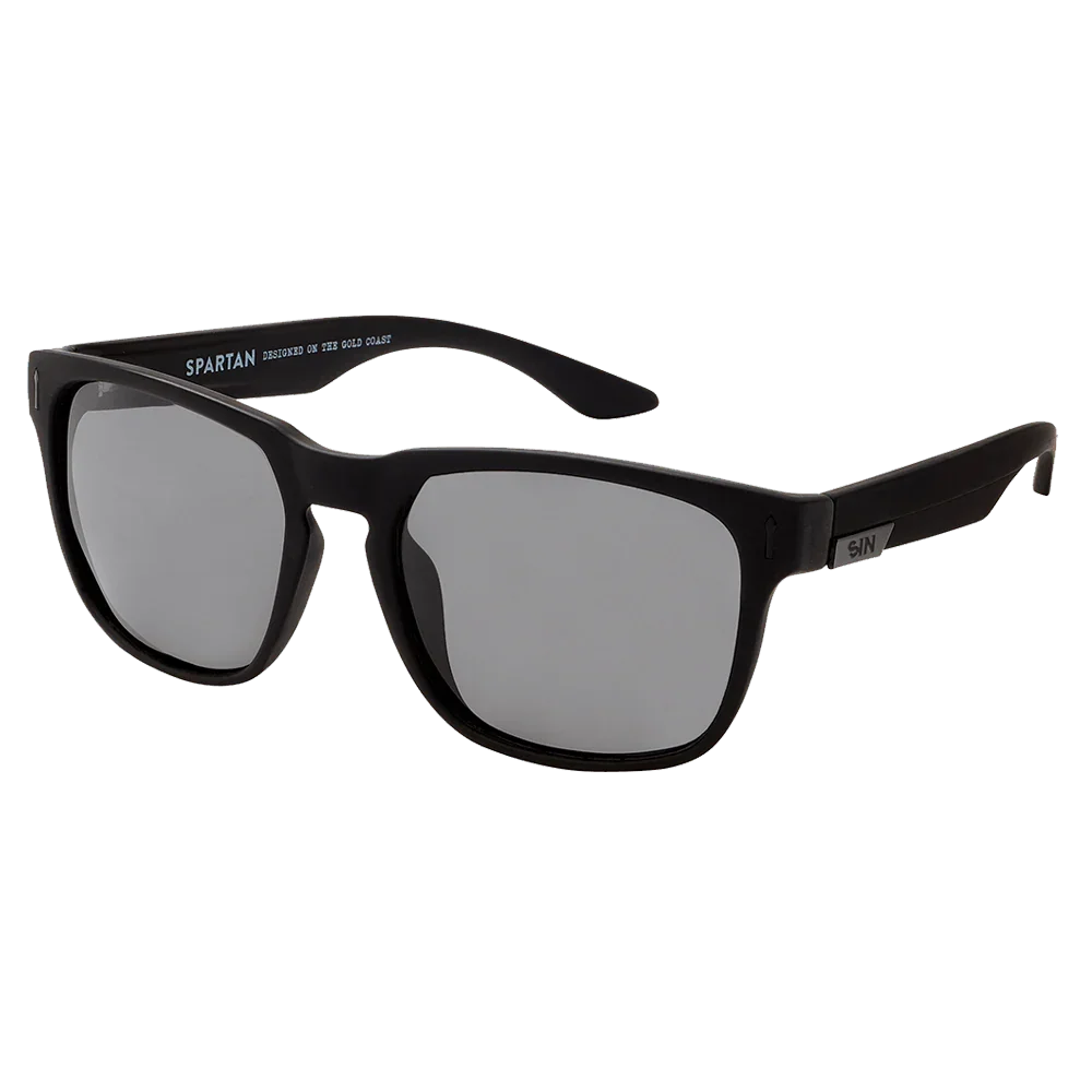 SIN | Spartan | Rubber Raven - iKANDi Sunglasses